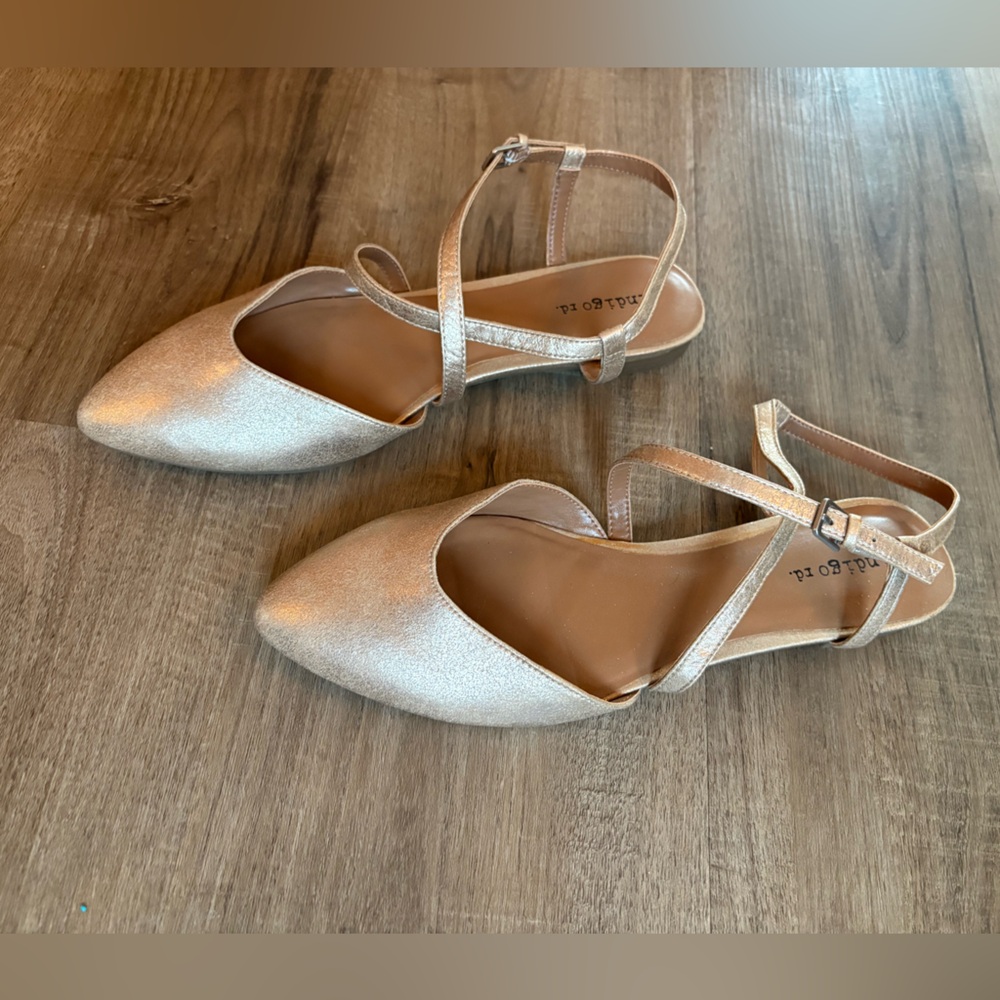 Gold Strappy Sandals